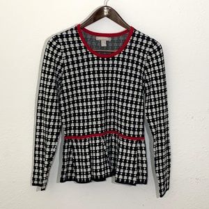 🌺 FLASH SALE 🌺 Banana Republic Houndstooth Top